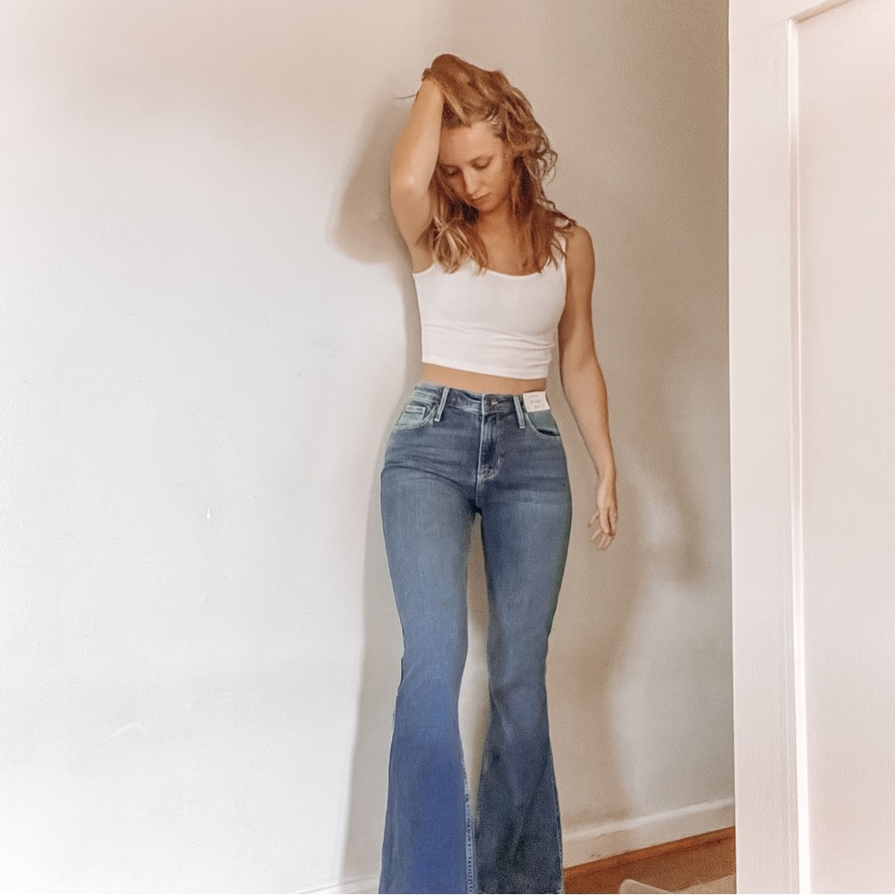 Flare Ultra high rise jeans Abercrombie & Fitch